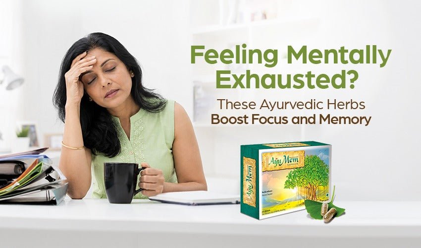 Feeling Mentally Exhausted? These Ayurvedic Herbs Boost Focus and Memory - Welex Care