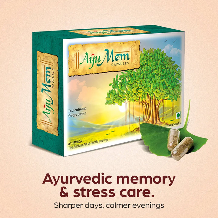 AyuMem: Natural Memory Tonic & Stress Buster - Welex care