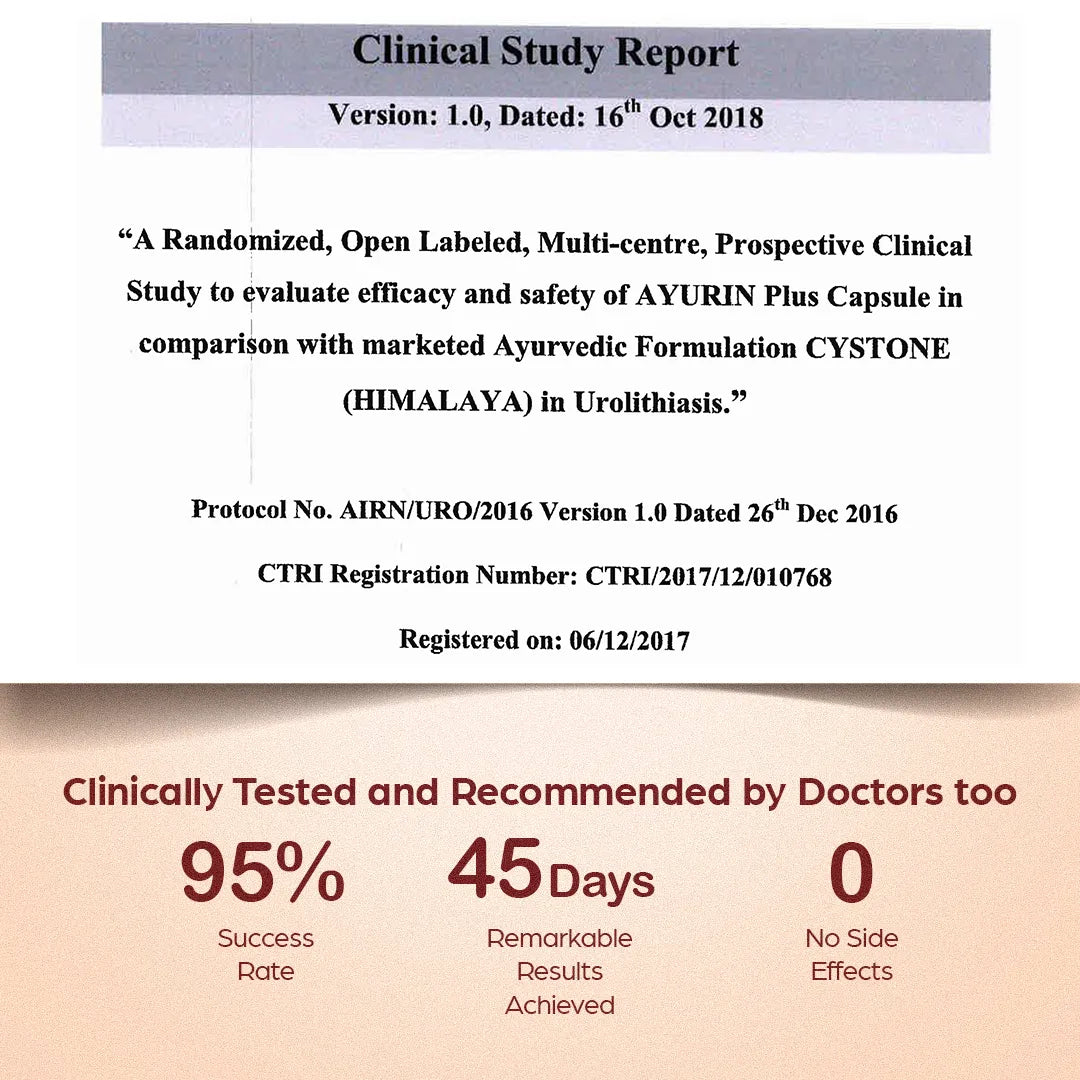 AyuRin Plus: for Urinary Tract Infections (UTIs) and Kidney Stones