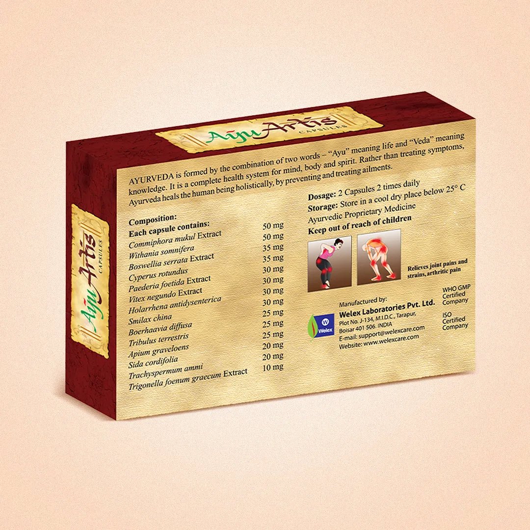 AyuArtis : Relieves Joint Pain and Strains, Arthritic Pain - Welex Care