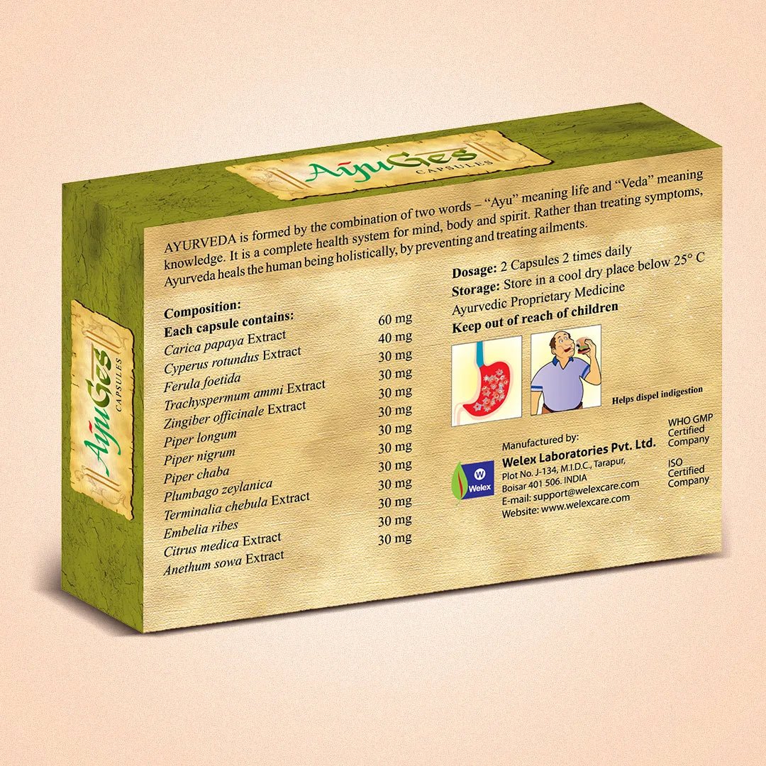 AyuGes: Helps Dispel Indigestion - Welex Care