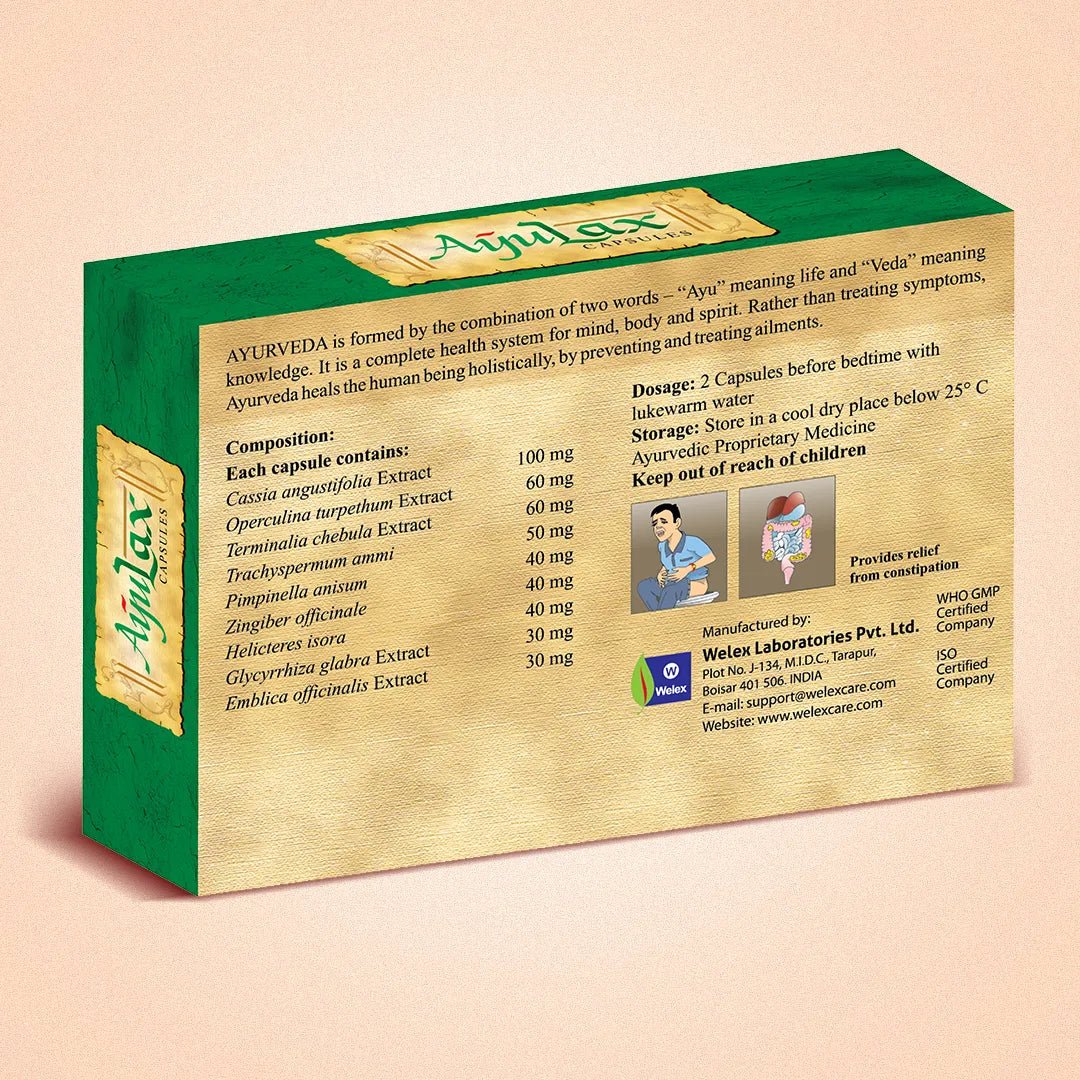 AyuLax – Provides Relief From Constipation - Welexcare - Welex Care