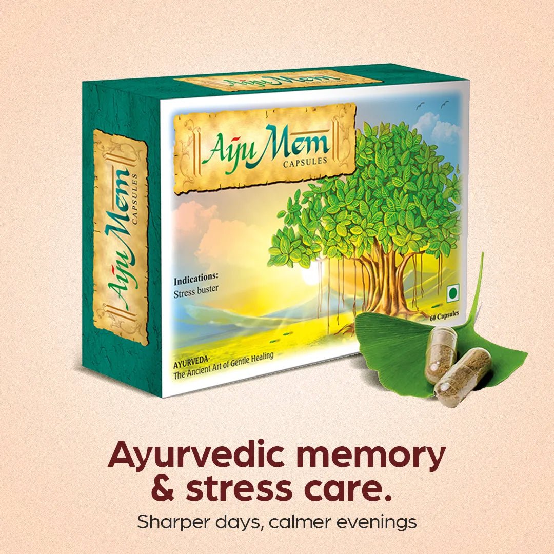 AyuMem: Natural Memory Tonic & Stress Buster - Welex care - Welex Care