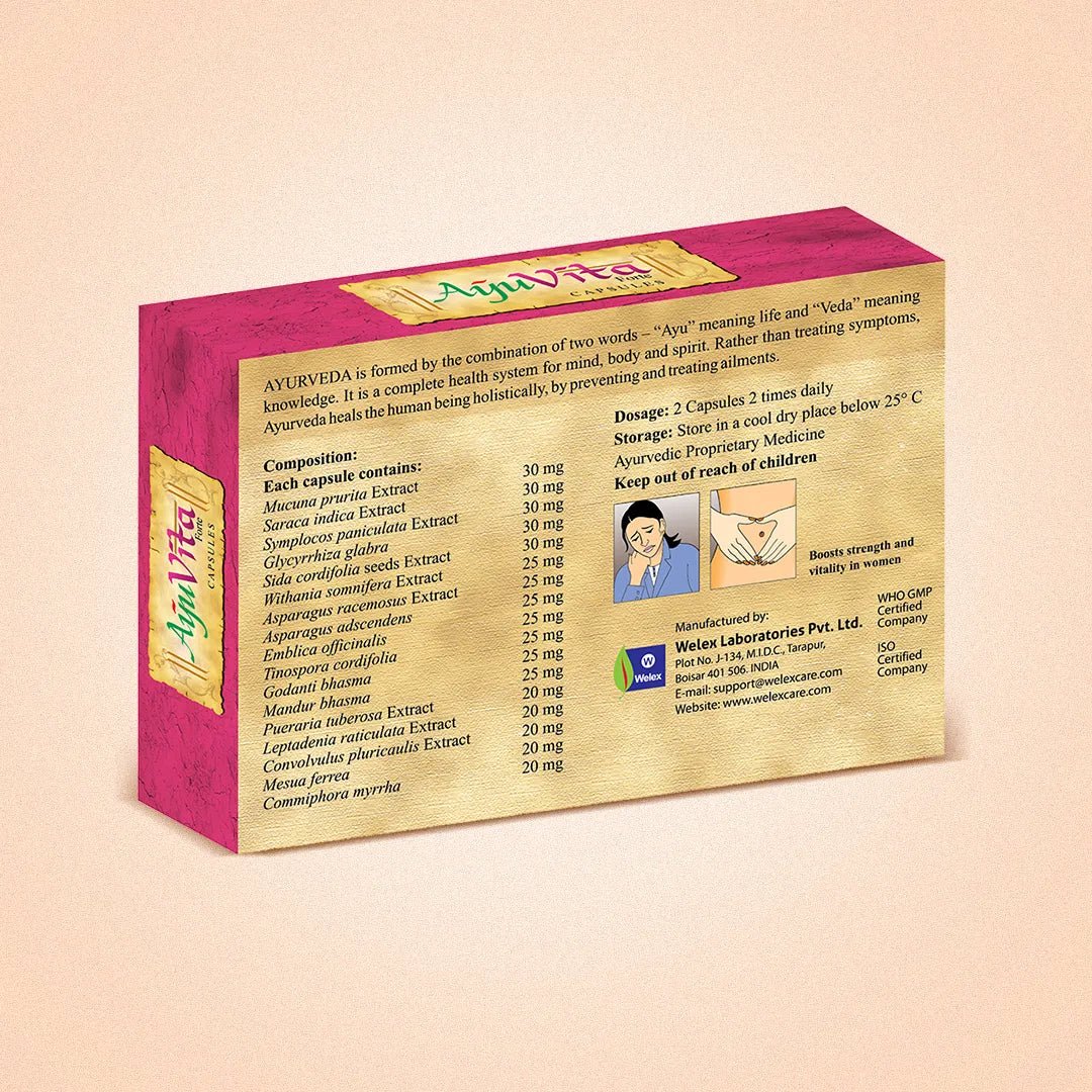 AyuVita Forte : Boosts Strength and Vitality in Women – Welex Care - Welex Care