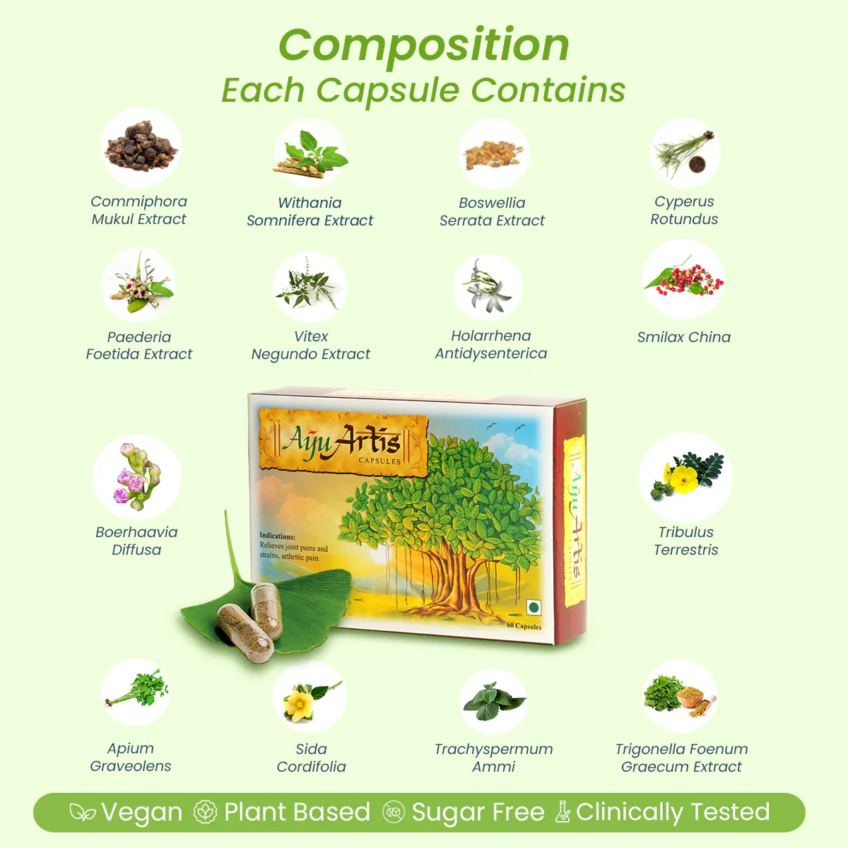 Complete Joint Pain Solution: Ayuartis Combo Pack - Welex Care