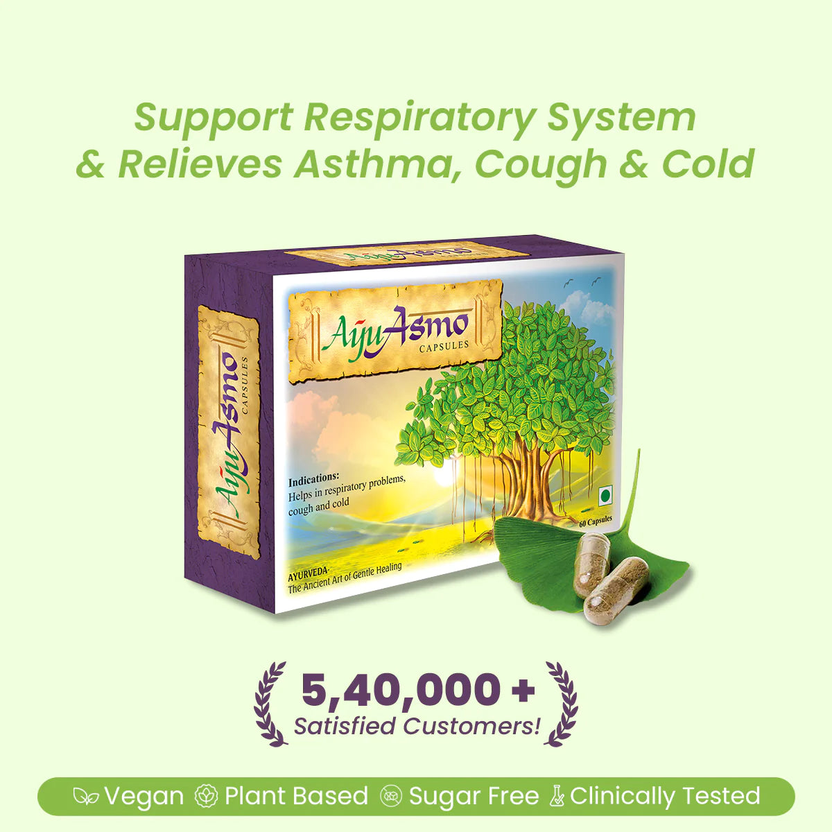 AyuAsmo: Trusted Ayurvedic medicine for Asthma & Cough